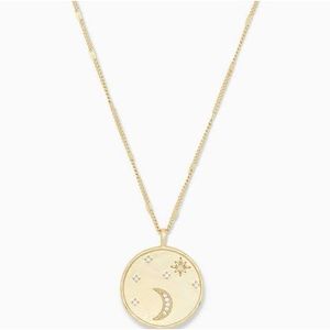 New Gorjana Moon and Star Coin Necklace